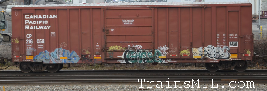 Car/wagon CP216058 right side / coté droit